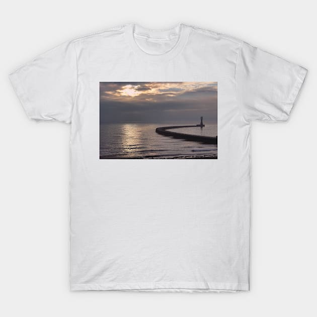 Roker Pier Sunderland T-Shirt by avrilharris